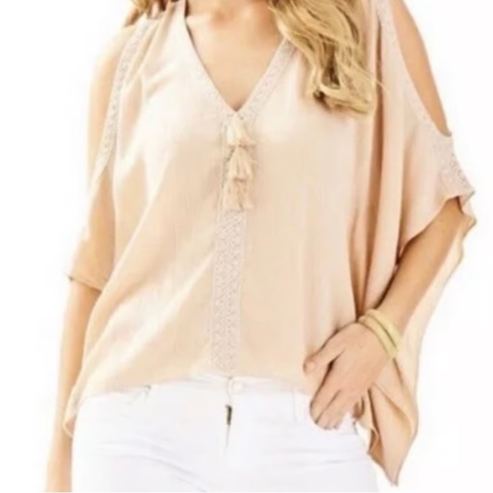 Lilly Pulitzer Juliette Top - Sand Dune